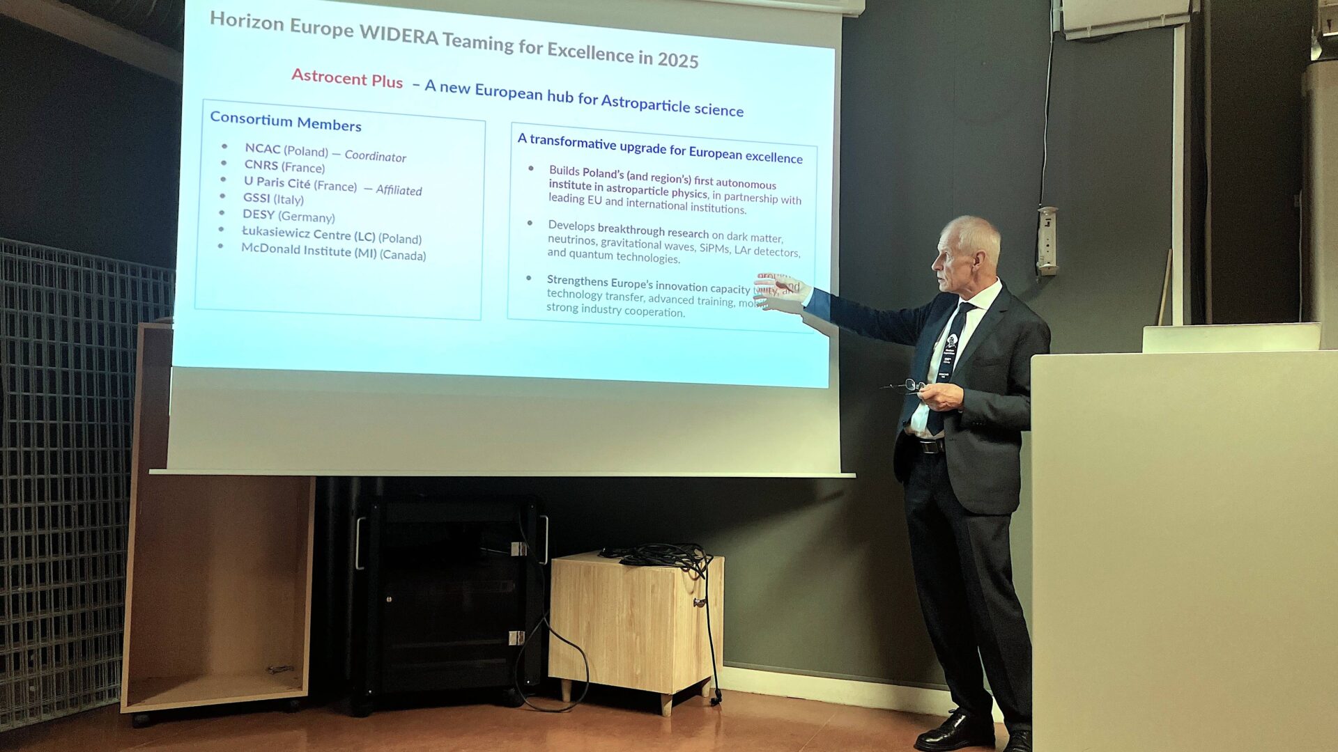 Professeur Leszek Roszkowski, directeur d’AstroCeNT.